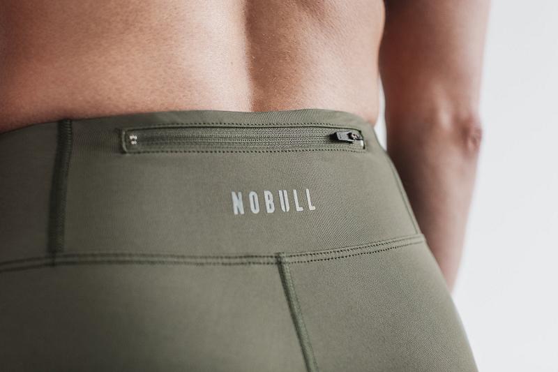 Women's Nobull Pace Tight Jogger Olive | SG I3116L